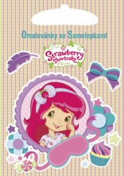 Omalovánky se samolepkami Strawberry Shortcake