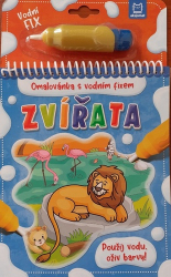 Zvířata Omalovánka s vodním fixem