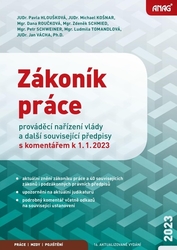 Hloušková, Pavla; Košnar, Michael; Roučková, Dana - Zákoník práce, prováděcí nařízení vlády a další související předpisy