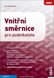 Kovalíková, Hana - Vnitřní směrnice pro podnikatele 2023