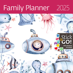 Family Planner 2025 - nástěnný kalendář