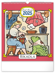 Josef Lada Říkadla 2025 - nástěnný kalendář