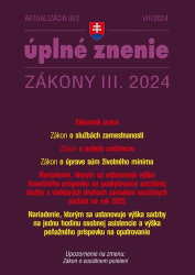 Aktualizácia III/2 2024 – Zákonník práce a zamestnávanie