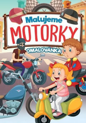 Malujeme motorky Omalovánka