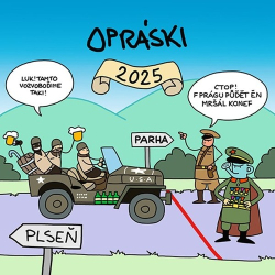 jaz, - Opráski 2025 - nástěnný kalendář