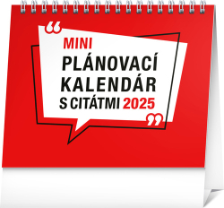 Mini plánovací kalendár 2025 - stolový kalendár