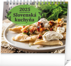 Slovenská kuchyňa 2025 - stolový kalendár