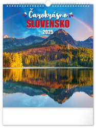 Čarokrásne Slovensko 2025 - nástenný kalendár