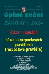 Aktualizace  I/3 2024 O cenách, rozpočtová pravidla