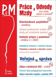 Práce a mzdy Změny v důchodovém pojištění