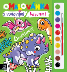 Podgórska, Anna; Filipczak, Sylwia - Omalovánka s vodovými barvami Dinosauři