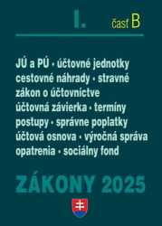 Zákony I B/2025 – účtovné zákony