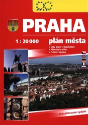 Praha plán města 2017 - 1:20 000