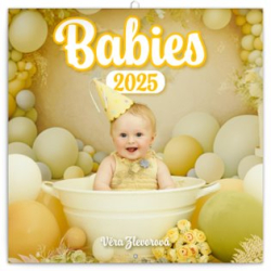 Poznámkový kalendář Babies - Věra Zlevorová 2025