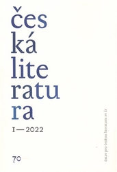 Česká literatura 1/2022