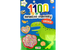 Diamantové omalovánky - DINOSAUŘI -1100 KAMÍNKŮ