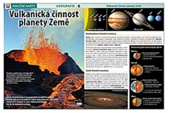 Karta Vulkanická činnost planety Země